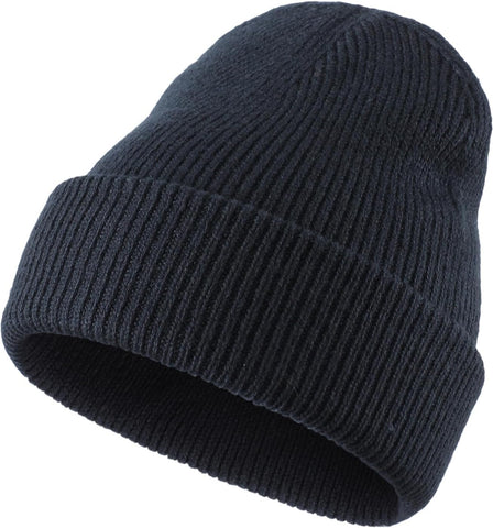 Mens Winter Hats Thick Knit Cuff Beanie Cap Warm Stocking Beanie Hat 415