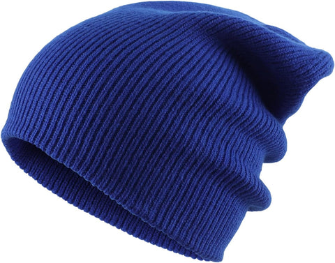 Mens Winter Hats Thick Knit Cuff Beanie Cap Warm Stocking Beanie Hat 496